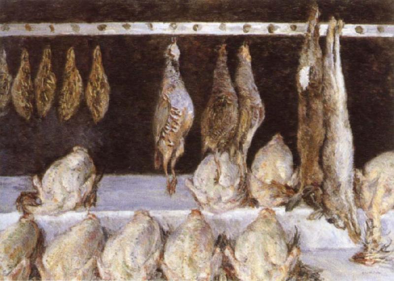 Gustave Caillebotte Still life Chicken oil painting image